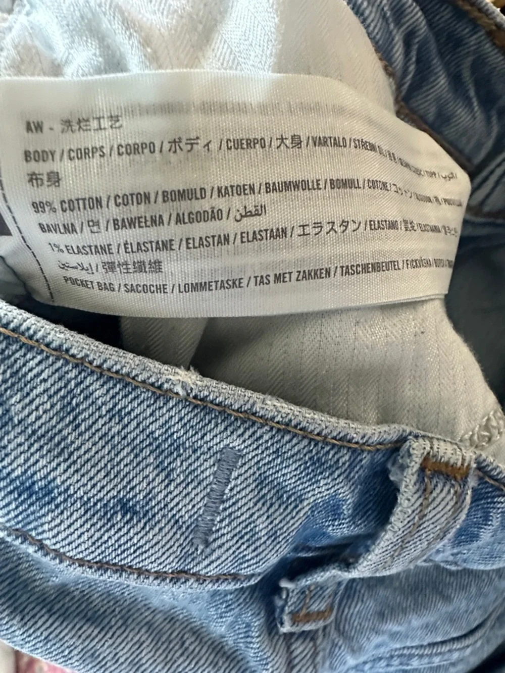 Abercrombie & Fitch 90s Light Blue Mid Rise Straight Curve Love Jeans Women’s 27 - Picture 9 of 9